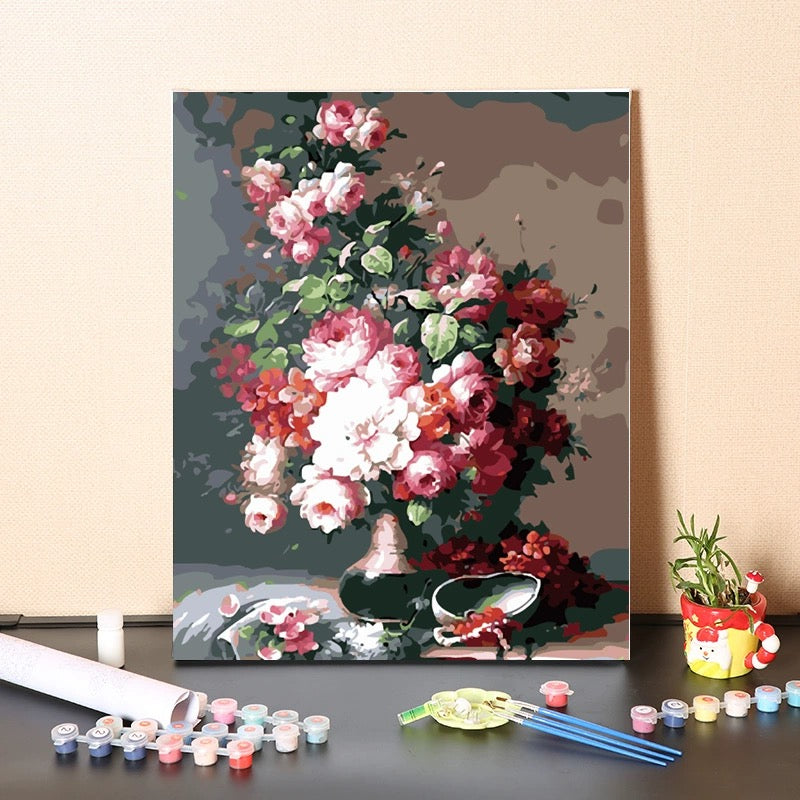 paint by numbers &  Natural Flowers 04