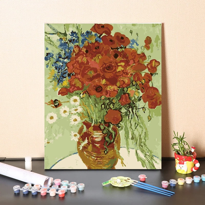 paint by numbers &  Natural Flowers 04