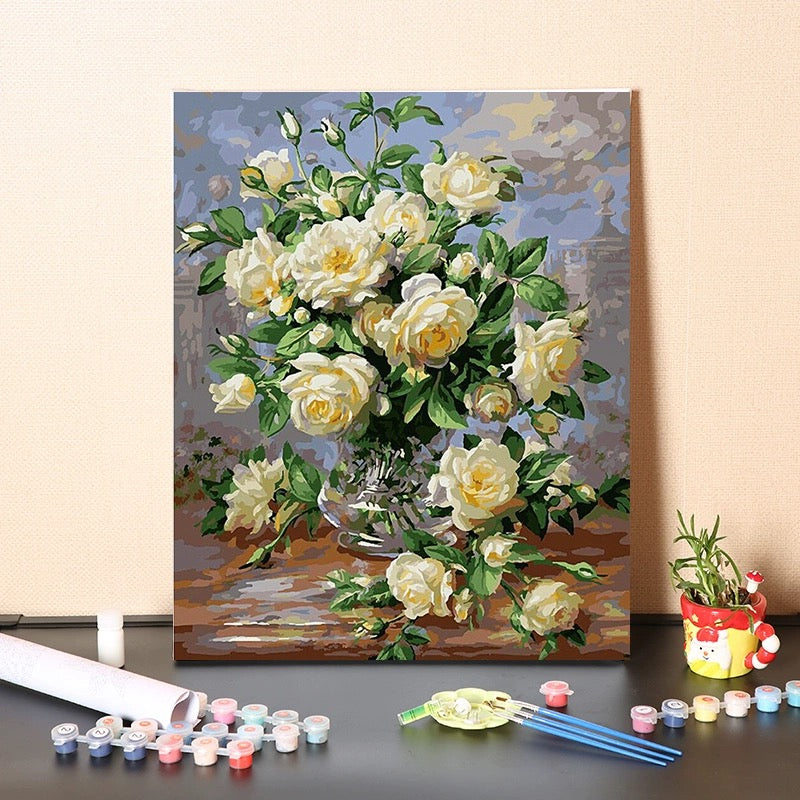 paint by numbers &  Natural Flowers 04