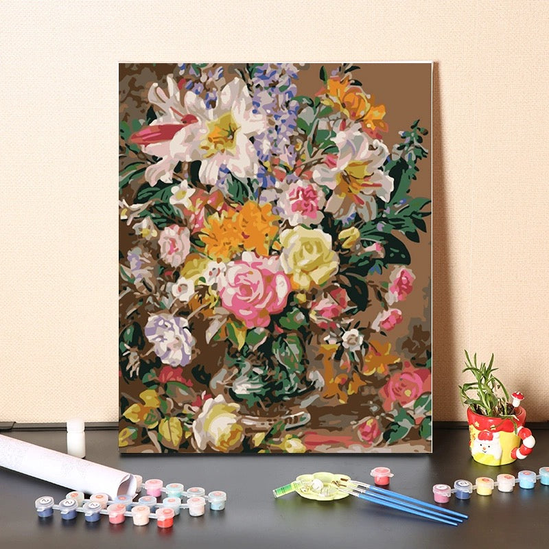 paint by numbers &  Natural Flowers 04