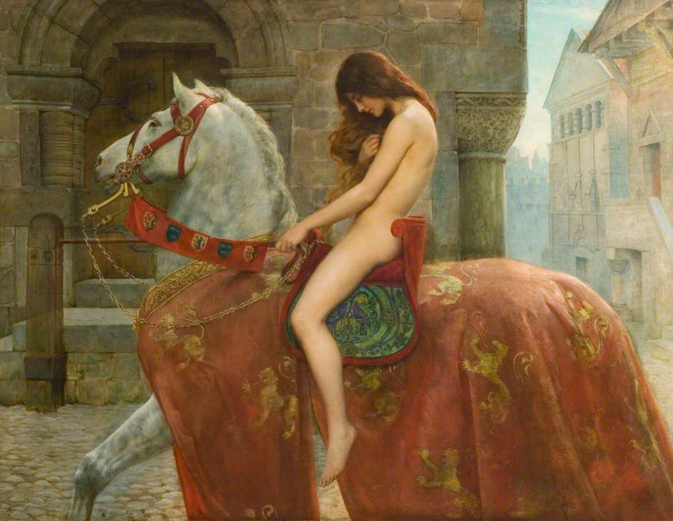 paint by numbers & Lady Godiva