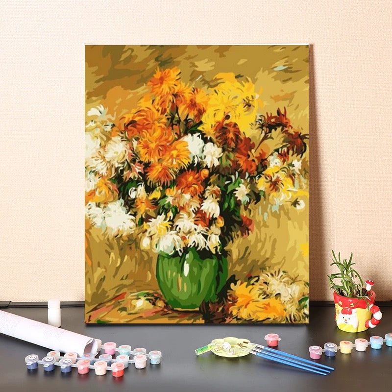 paint by numbers &  Natural Flowers 04