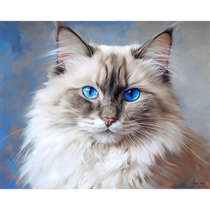 Birman Cat No 2 - Paint Me Up - pbn_kit