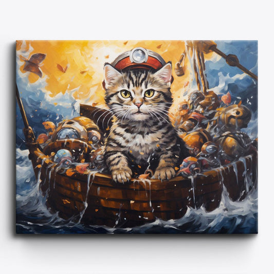 Cat Sailor - Paint Me Up - pbn_kit