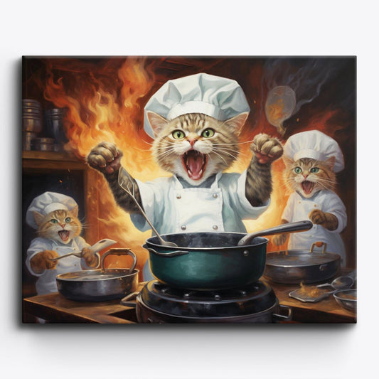 Chef Mittens - Paint Me Up - pbn_kit