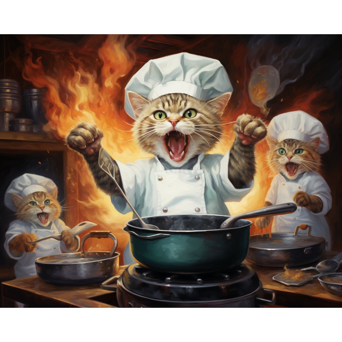 Chef Mittens - Paint Me Up - pbn_kit