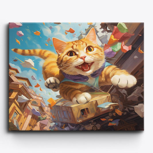 Kitten's Chaos - Paint Me Up - pbn_kit