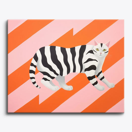 Striped Illusions - Paint Me Up - pbn_kit